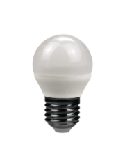Lampada Mini Sfera Led 230Vac 6W Bianco Caldo E27