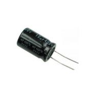 Condensatore elettrolitico: 105°, 10uf, 400v - dim.12.5*20mm_mirante_elettronica_acilia