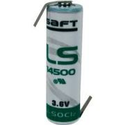 Batteria al litio: STILO, 3.6v, 2.6 ah - Saft LS14500, terminali a saldare_mirante_elettronica_acilia