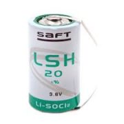 Batteria al litio: TORCIA, 3.6v, 13 ah - Saft LSH20, terminali a saldare_mirante_elettronica_acilia