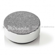 Cassa Bluetooth 9W, in metallo argentato_mirante_elettronica_acilia