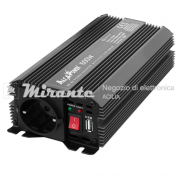 Inverter Soft Start 600W | Ingresso 12V DC | Uscita 230V AC_mirante_elettronica_acilia