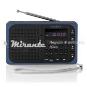 Radio FM | 3,6 W | Porta USB, slot scheda microSD e Ricaricabile_mirante_elettronica_acilia