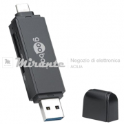 Lettore di Schede USB 3.0 | Type C | SD e MicroSD_mirante_elettronica_acilia